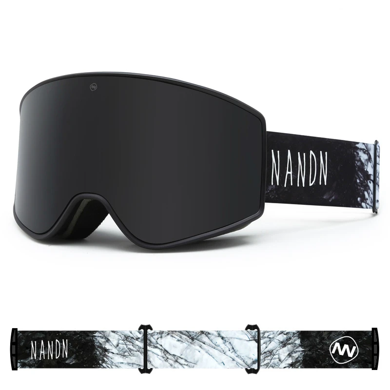 

Outdoor winter ski goggles double layers UV400 anti-fog big ski mask glasses skiing snow men women snowboarding goggles with box