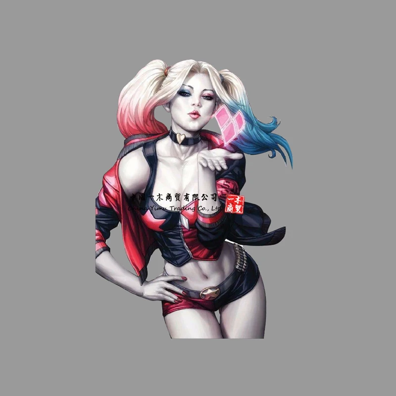 

Vinyl Decal Suitable for Car Truck Joker Anime Comic Laptop Quinn Suicide Sqaud Stcker misfits