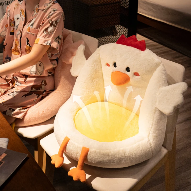 

Armchair cushion cute cartoon cushion office dining chair cushion desk cushion backrest massage cushion non-slip plush cushion