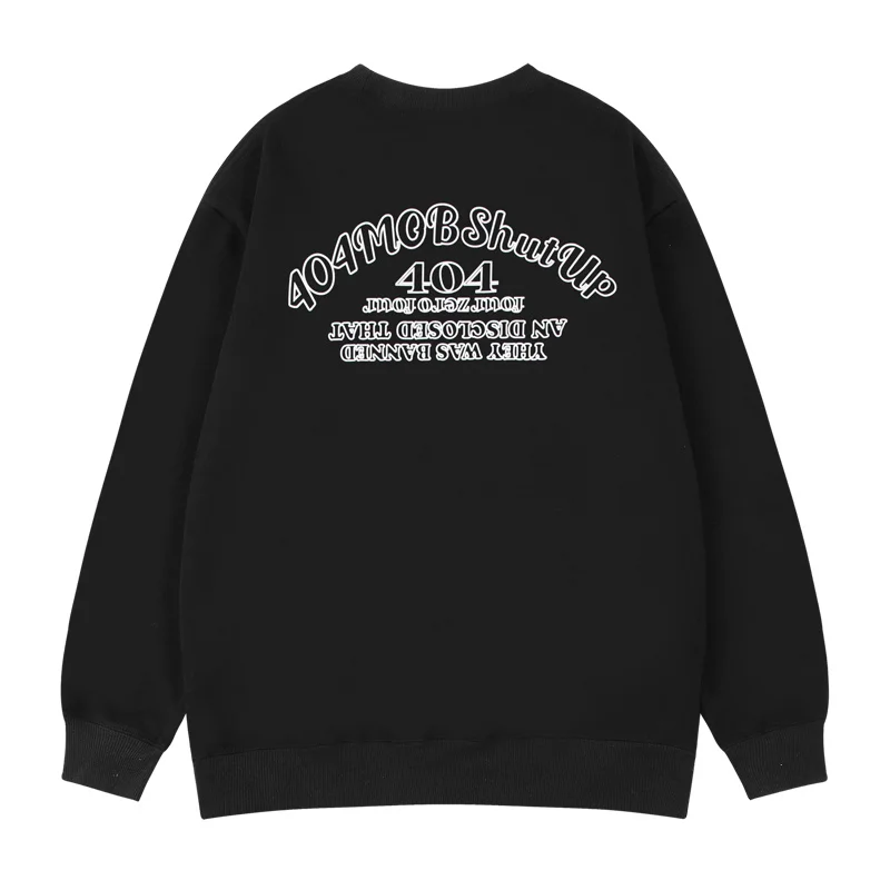 Толстовка уличный Универсальный свитер с круглым вырезом Мужская и Женская