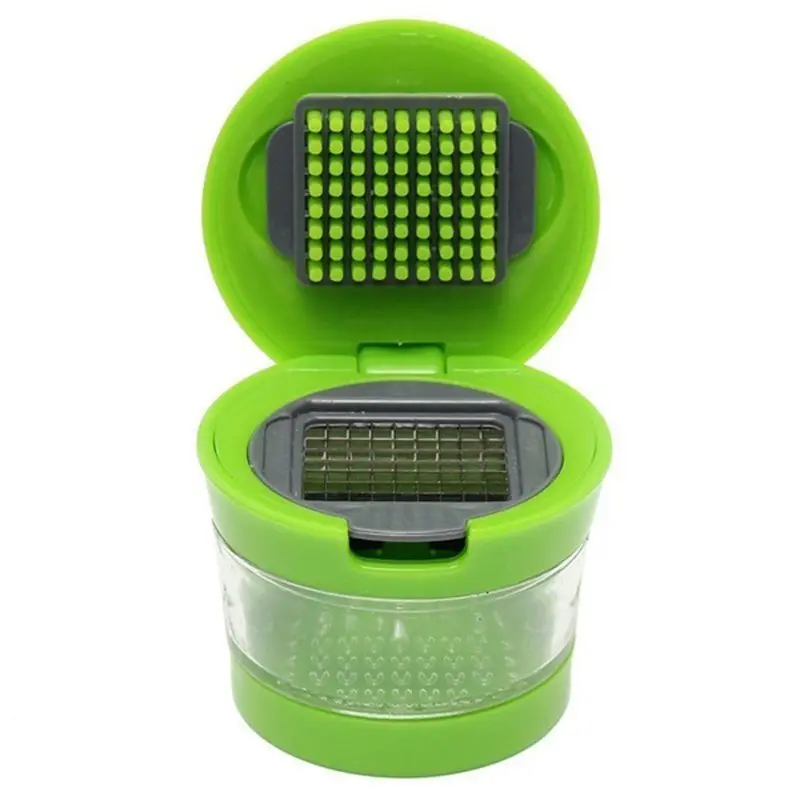 Practical Home Kitchen Tool Kit Garlic Press Chopper Slicer Hand Presser Grinder (Color: Green) | Дом и сад