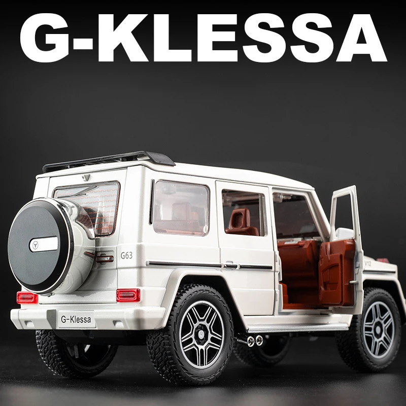 

Новинка, модель легкового автомобиля 1:24 G63 G-KLESSA AMG SUV, Литые и игрушечные транспортные средства, игрушечные машинки для бездорожья, детские и...