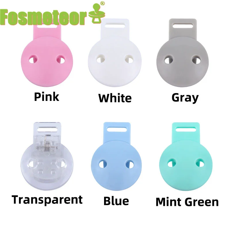 

Fosmeteor Пластиковые Зажимы 5 шт. круглая головка детская «сделай сам» цепочка для пустышки Аксессуары детский зажим безопасности Прорезывате...