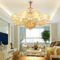 european chandelier luxury living room lamp modern minimalist french blue chandelier bedroom crystal gold chandelier e14 lamps