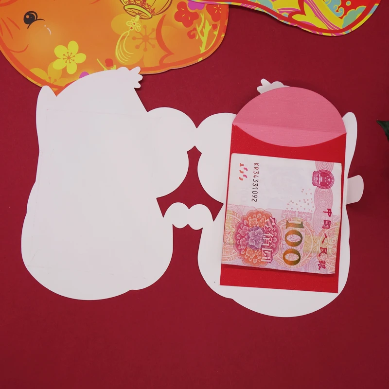 Мультфильм крыса дизайн нерегулярные красный пакет 2020 китайский новый год