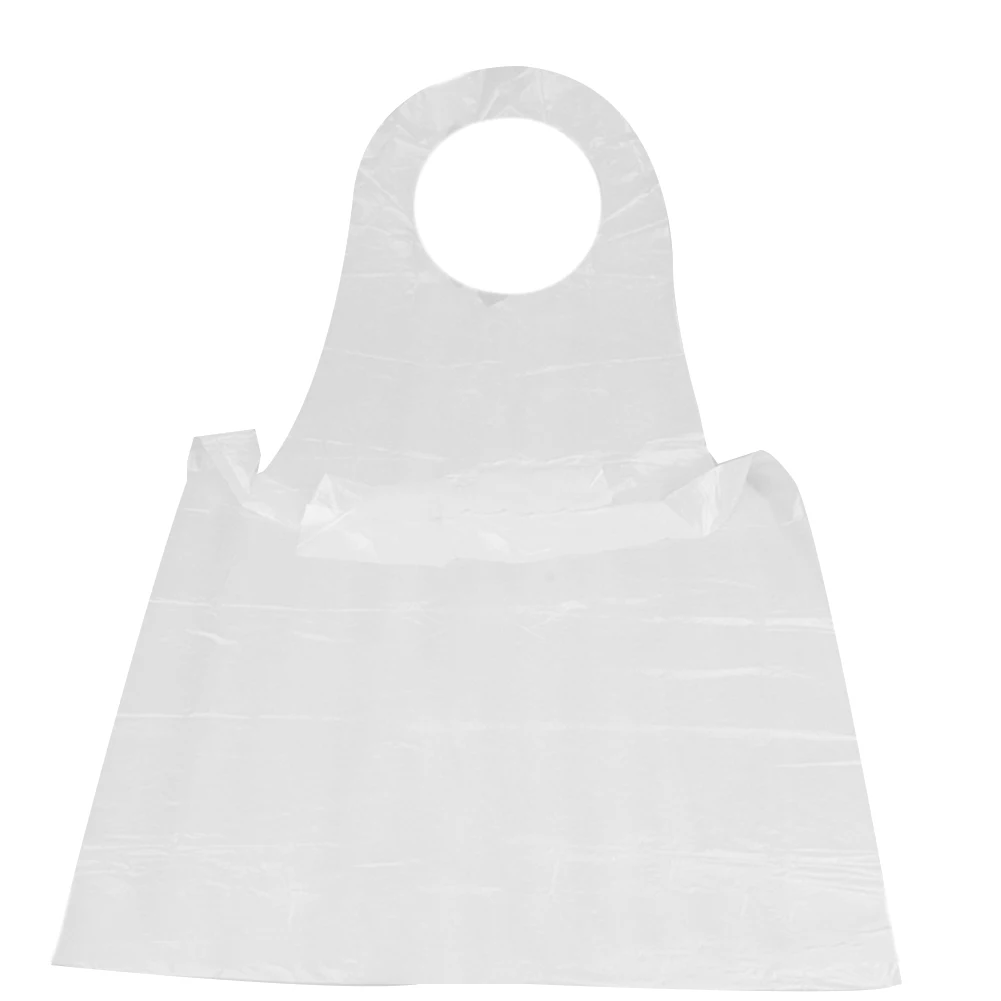 

100Pcs Plastic Disposable Tattoo Aprons Non Hygienic Cleaning Supplies