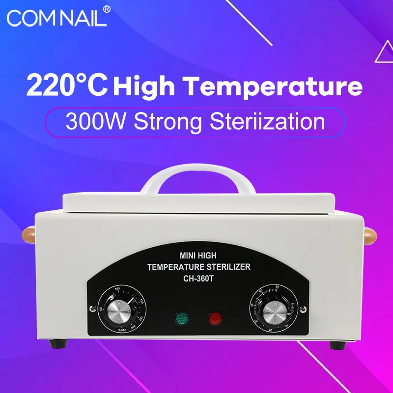 

300W High Temperature Sterilizer Nail Art Tools Disinfection Cabinet Sterilizer Machine For Manicure set US/EU Plug 110V/220V