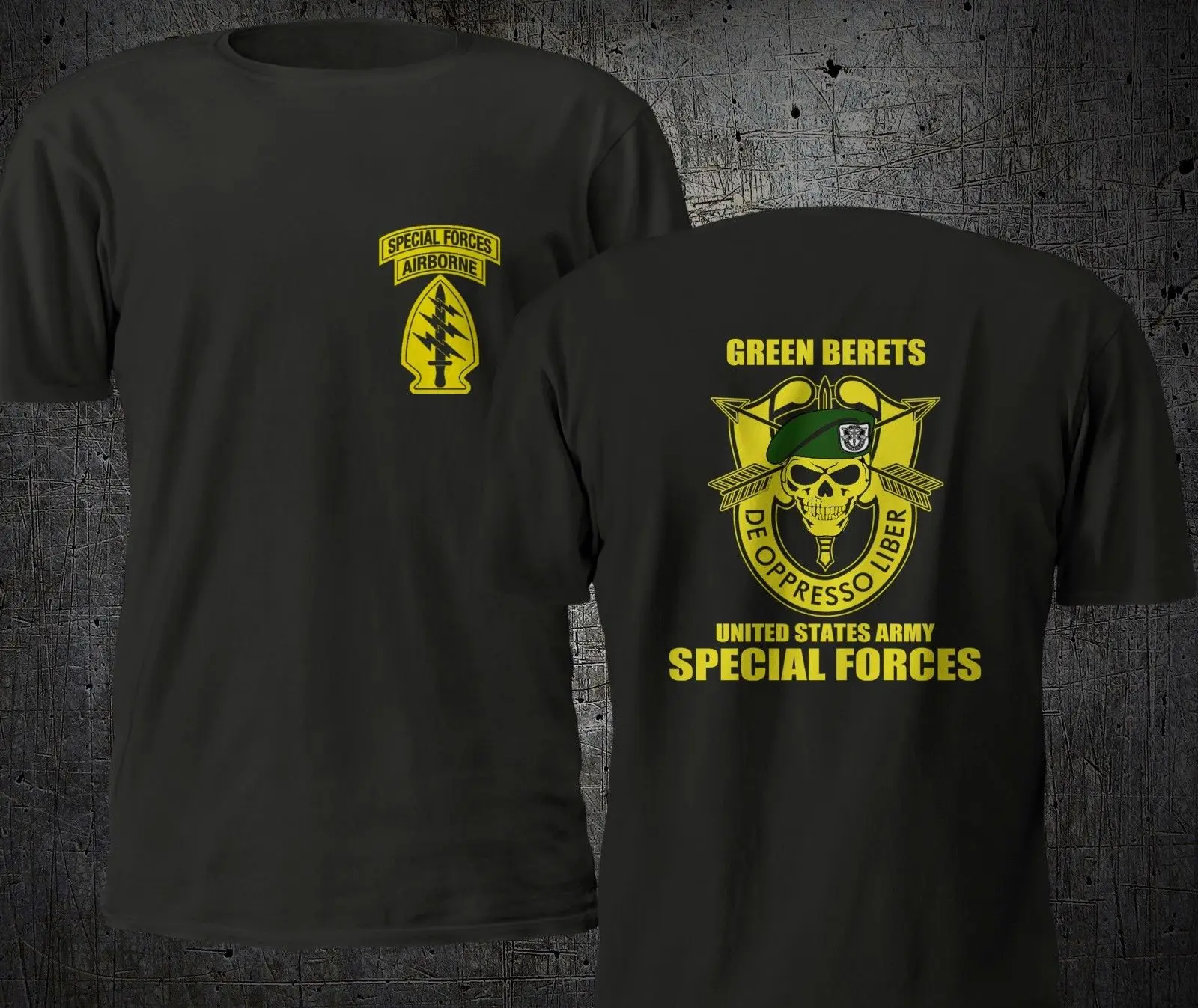 

Special Forces Group Airborne Military T Shirt Double Side 2019 Unisex Tee
