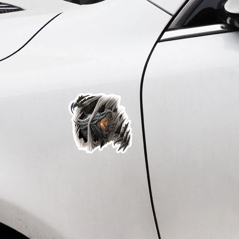 

Fashion Creative Personality Design Western Dragon Animal Car Sticker Decal KK Decal Bumper Stickers Cover Scratches Waterproof