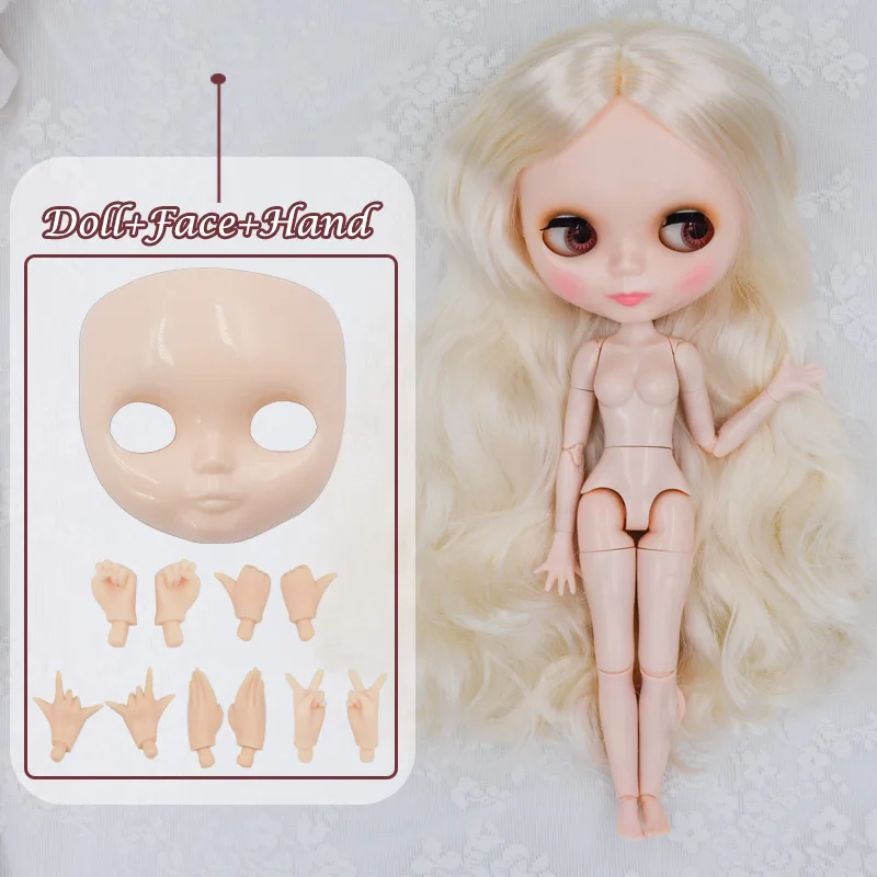 FHNBL24 Neo Blyth кукольные по индивидуальному заказу NBL блестящее лицо, 1/6 OB24 BJD мяч шарнирная кукла на заказ куклы для девочек, подарок для сбора NBL23 - Цвет: FHNBL24