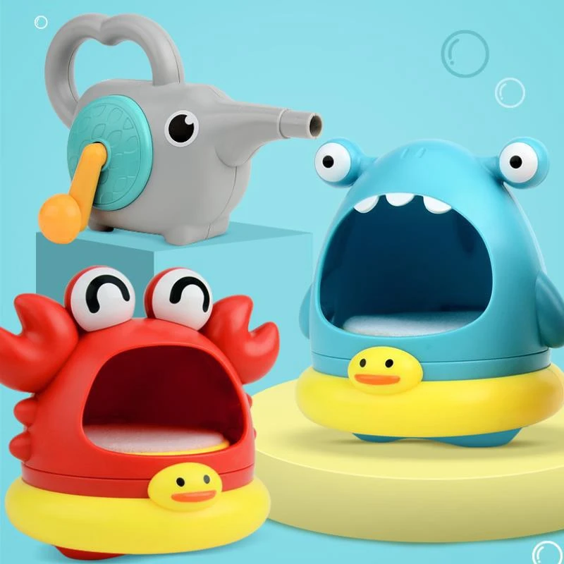 

Bath Bubble Toys for Toddler Blower Bathtub Pool Toys for Baby& Kids