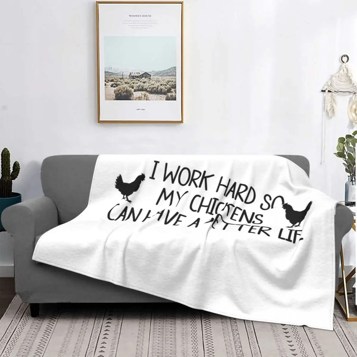 

I Work Hard So-Manta a cuadros para cama, funda para sofra, manta de verano, a cuadros