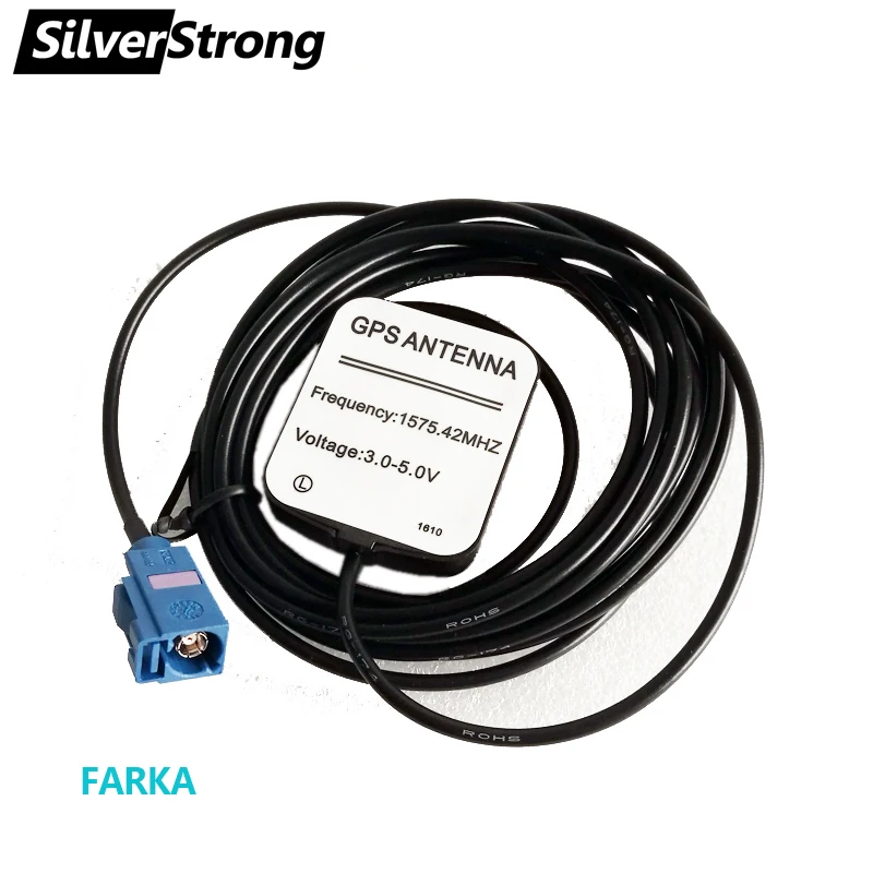 SilverStrong GPS receiver Antenna for Car DVD Navigation Farka/SMA Connector Amplifier GPS Active Remote antenna