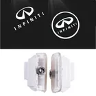 Для Infiniti Q50, Q70, Q60, QX70, QX80, QX50, EX25, EX37, EX35, FX37, FX50, 2X светодиодная подсветильник ка для двери автомобиля, привидение, тень, проектор, логотип светильник