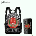 Jackherelook Pohnpei полинезийский модный дизайн, женский маленький повседневный рюкзак с кошельком, женский роскошный мини-рюкзак из искусственной кожи