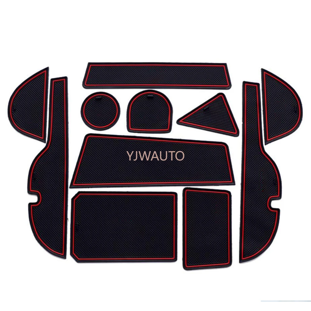 

Коврик для дверных слотов для Toyota RAV4 2013-2015, подушка для ворот, подушка для автомобильной двери, Противоскользящие коврики с резиновой подставкой