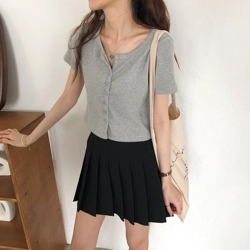 Женский трикотажный однобортный Кардиган розовый тонкий облегающий топ с