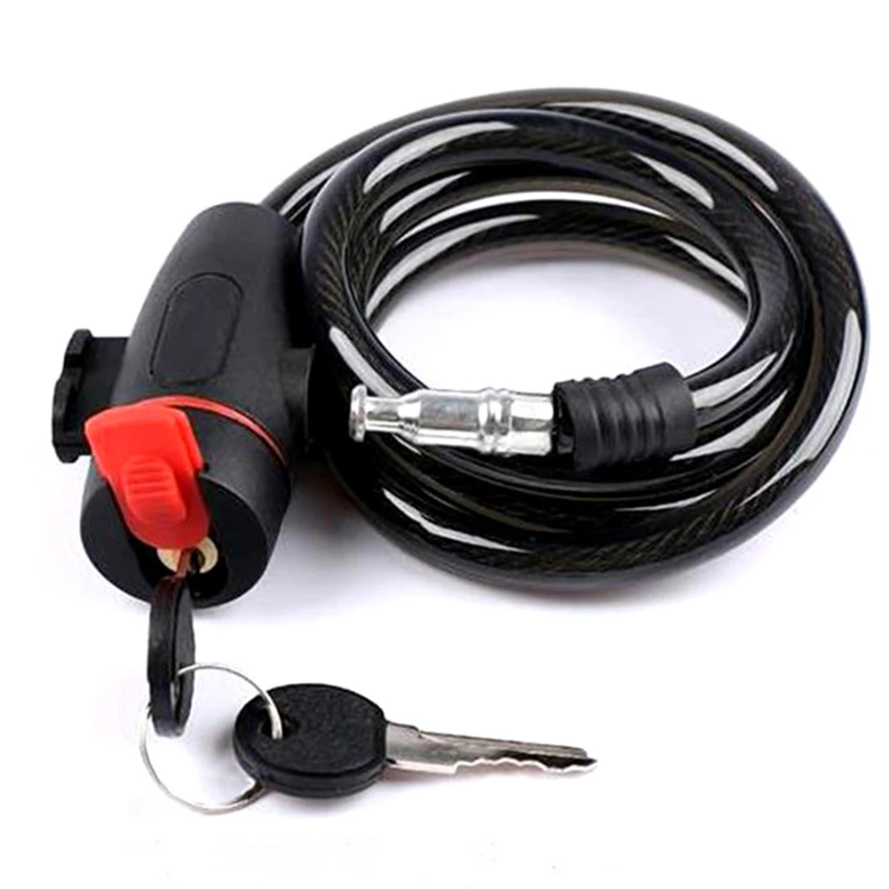 Спиральный стальной кабель с защитой от кражи комбинированный код аксессуары