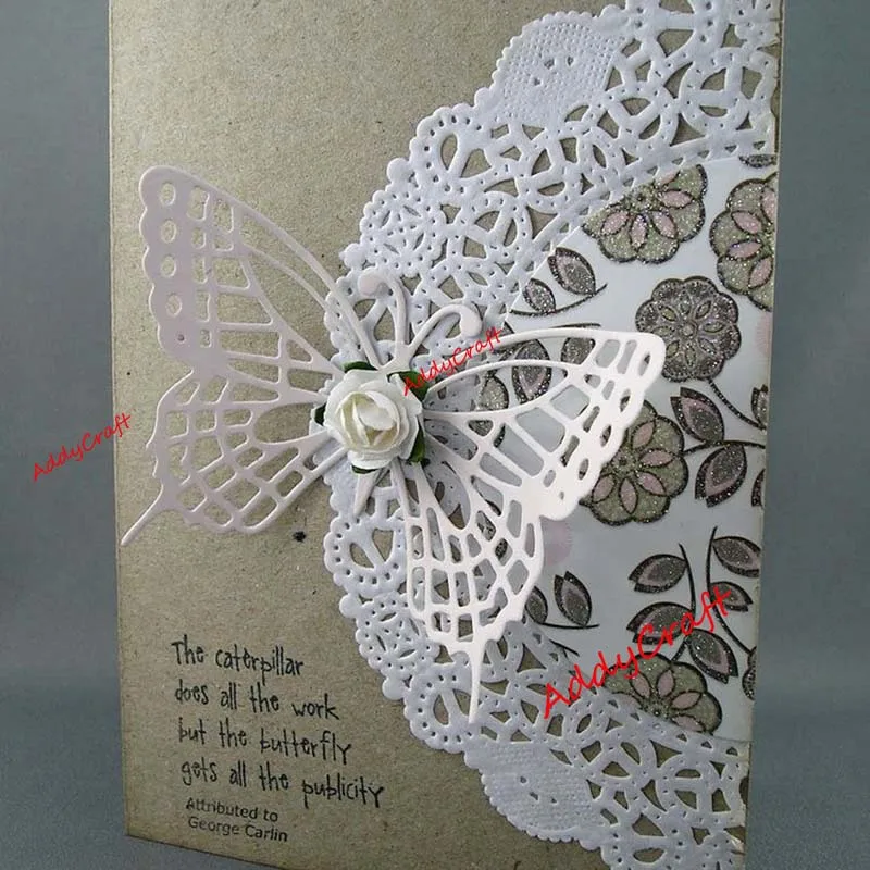 Металлические штампы цветы и бабочки Форма для скрапбукинга бумаги рукоделия