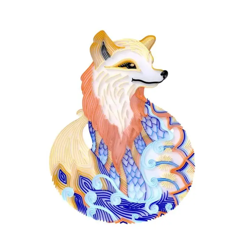 Животные лиса Сделай Сам келлинг Бумага Ремесло Искусство бумага материалы