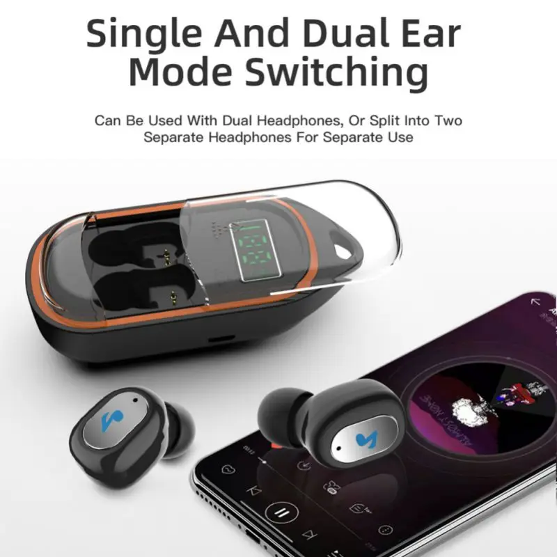 TWS Bluetooth 5 0 наушники-вкладыши Спортивные Беспроводные наушники гарнитура с