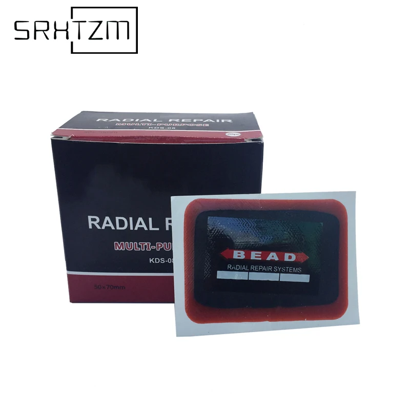 Набор инструментов для ремонта проколов шин, 50 Х70 мм, 20 шт.