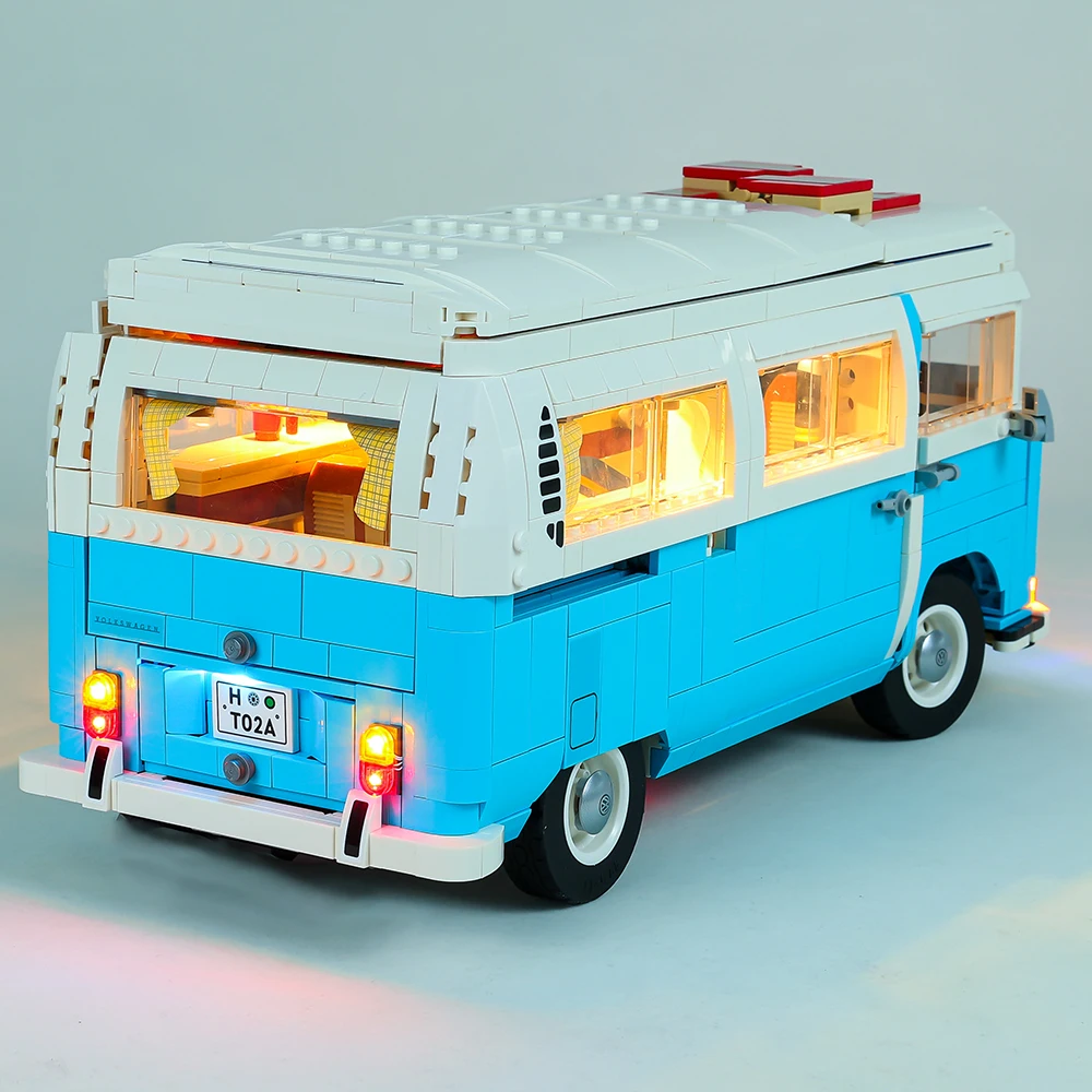 Светильник кой для коллекции 10279 года серия Creator Volkswagen T2 RV Van VW игрушки сделай сам