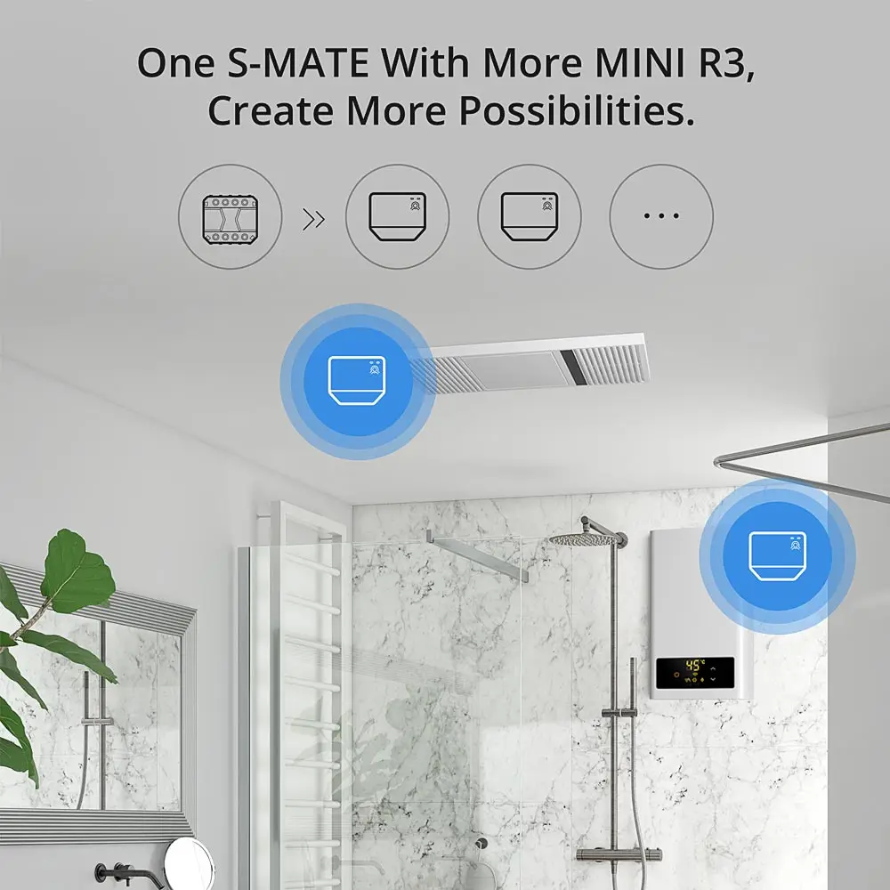 SONOFF MINI R3 16A Smart Switch REST API Решение без нейтральной линии с S-MATE eWeLink-Remote Control через eWeLink