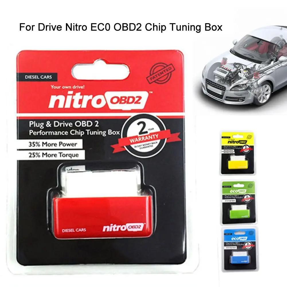 Eco Nitro OBD2 Chip Tuning Box Benzine Diesel EcoOBD2 15% Save Fuel Ower NitroOBD2 More Power Super | Автомобили и мотоциклы
