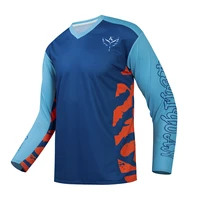 keyiyuan 2022 bike downhill shirt long sleeve cycling motocross clothing mountain bicycle jersey mtb t shirt maillot velo