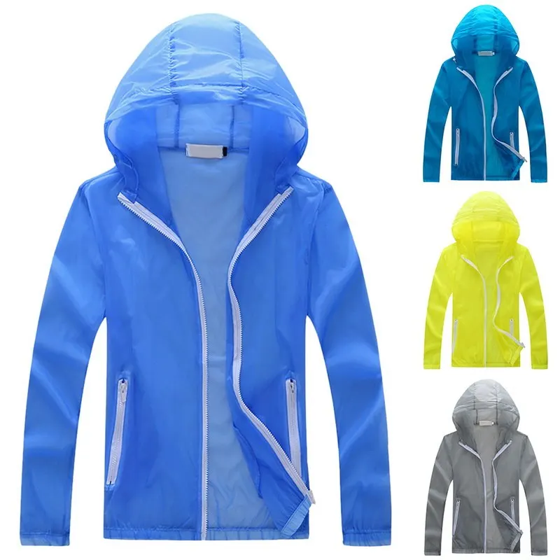 Защита от дождя УФ защита одежда для мужчин и женщин дышащая рыбалки