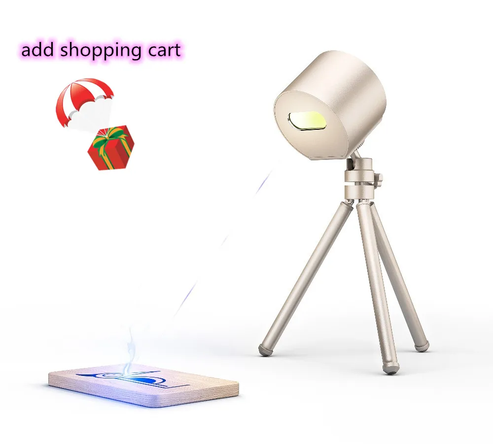 

Лазерный 3D принтер Pecke, лазерный гравер, портативный мини-гравировальный станок, настольный гравировальный станок