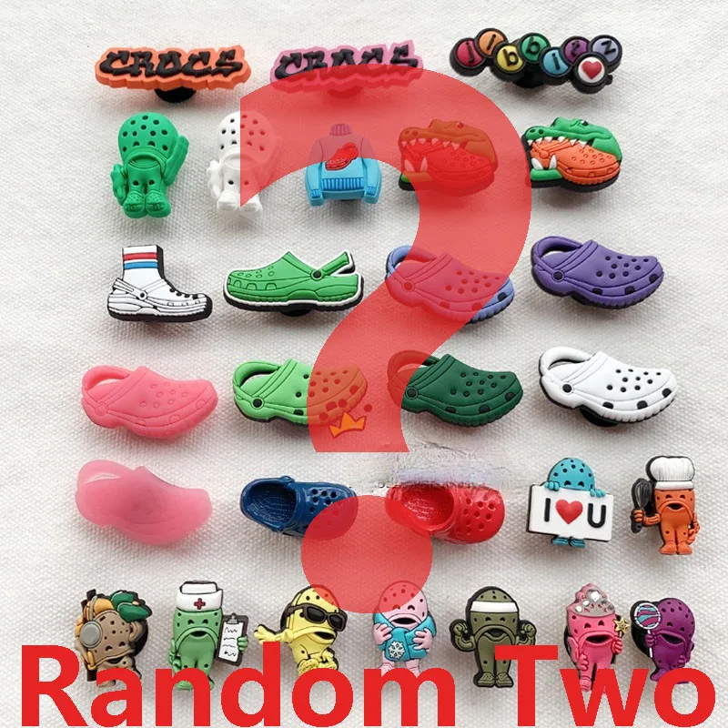 

Geniune Cute Shoe Charms Accessories Cartoon Mini Sandals Figures Shoes Buckle Decorations for Sandals Charms Kids Birthday Gift