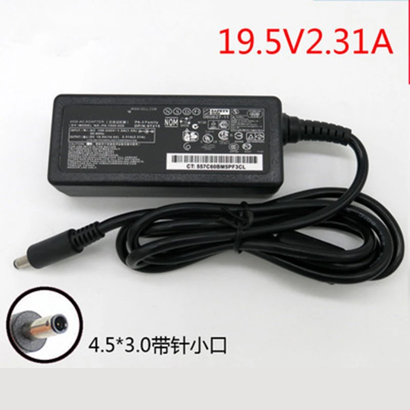 Basix 19 5 V 2.31A 45W Ноутбук Ac зарядное устройство адаптер питания для DELL XPS 12/13 ультрабук