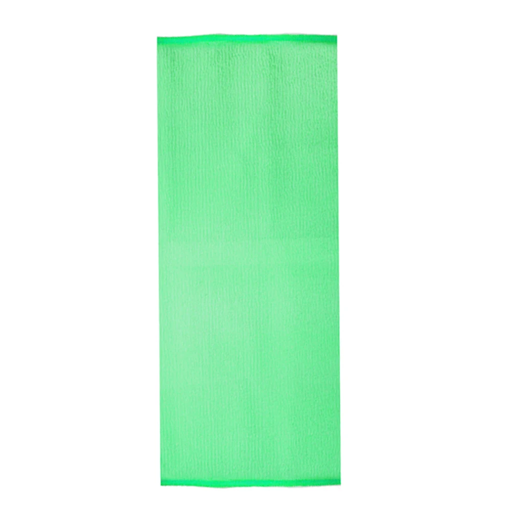 

2 Pcs Long Nylon Shower Bath Body Towel Exfoliating Wash Cloth Beauty Skin Cloth
