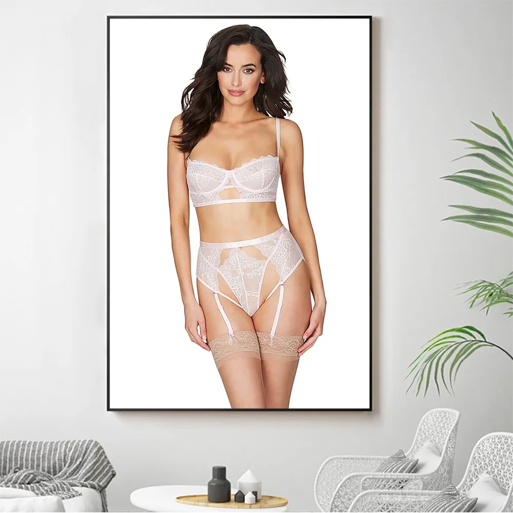 

Silk Cloth Wall Poster Sarah Stephens Sexy Model Star Art Home Decoration Gift