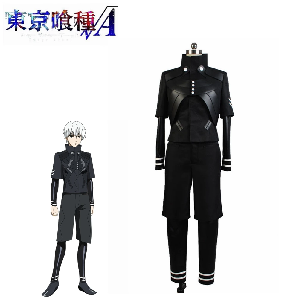 Ken Kaneki Costume Одежда с надписью «Tokyo Ghoul Косплэй костюм косплей Ken kaneki костюм комбинезон наряд куртка комплект, способный преодолевать Броды для взрослых мужчин - Цвет: Ken Kaneki Costume