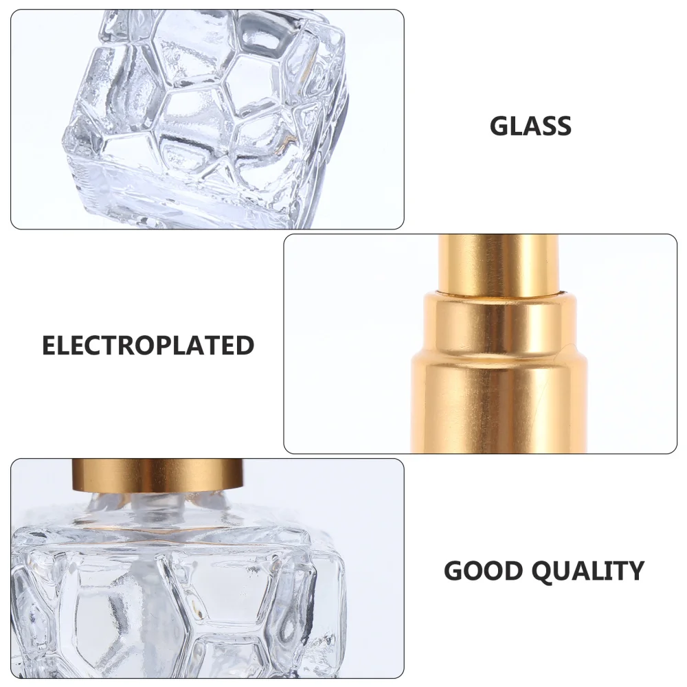 

3Pcs 10ML Travel Perfume Bottles Spray Bottle Refillable Glass Cosmetic Bottles