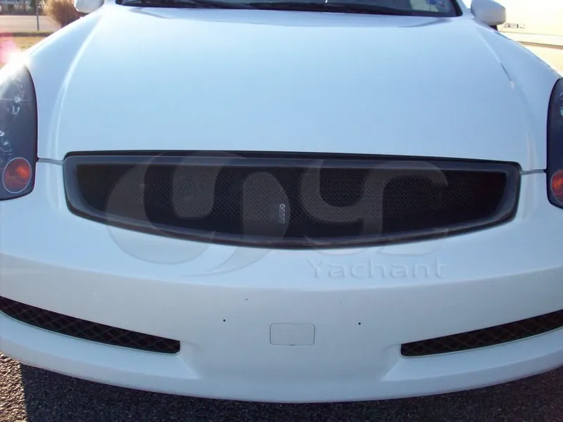 Углеродное волокно CF передняя решетка подходит для 2003 2007 G35 2D Coupe JDM СТИЛЬ сетки|grill