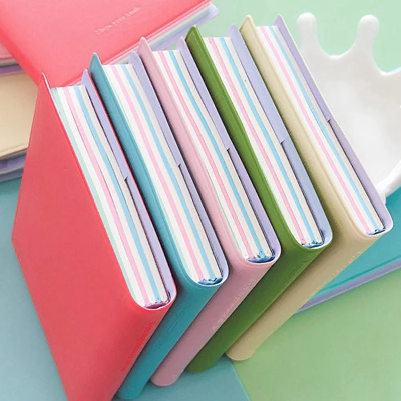 

1pc 100*77mm Diary Note School Office Supply Stationery Random Style New Lovely Colorful Mini Daily Notebook/notpad/pocket