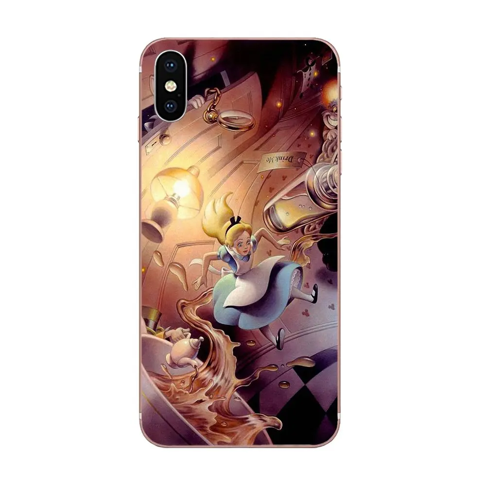 Винтажный телефон с принтом из ТПУ Alice In Wonderlretro Movie для Xiaomi Redmi Mi 4 7A 9T K20 CC9 CC9e Note 7 9 Y3