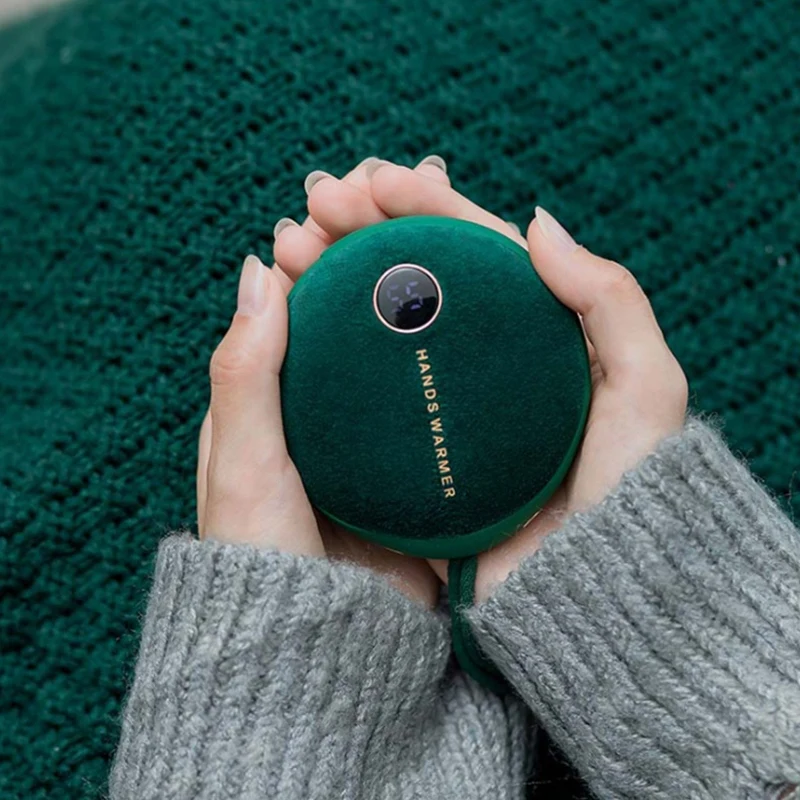 

Hanging Neck Hand Warmer, Power Bank, Creative Digital Display Mini Portable Usb Hanging Neck Hand Warmer