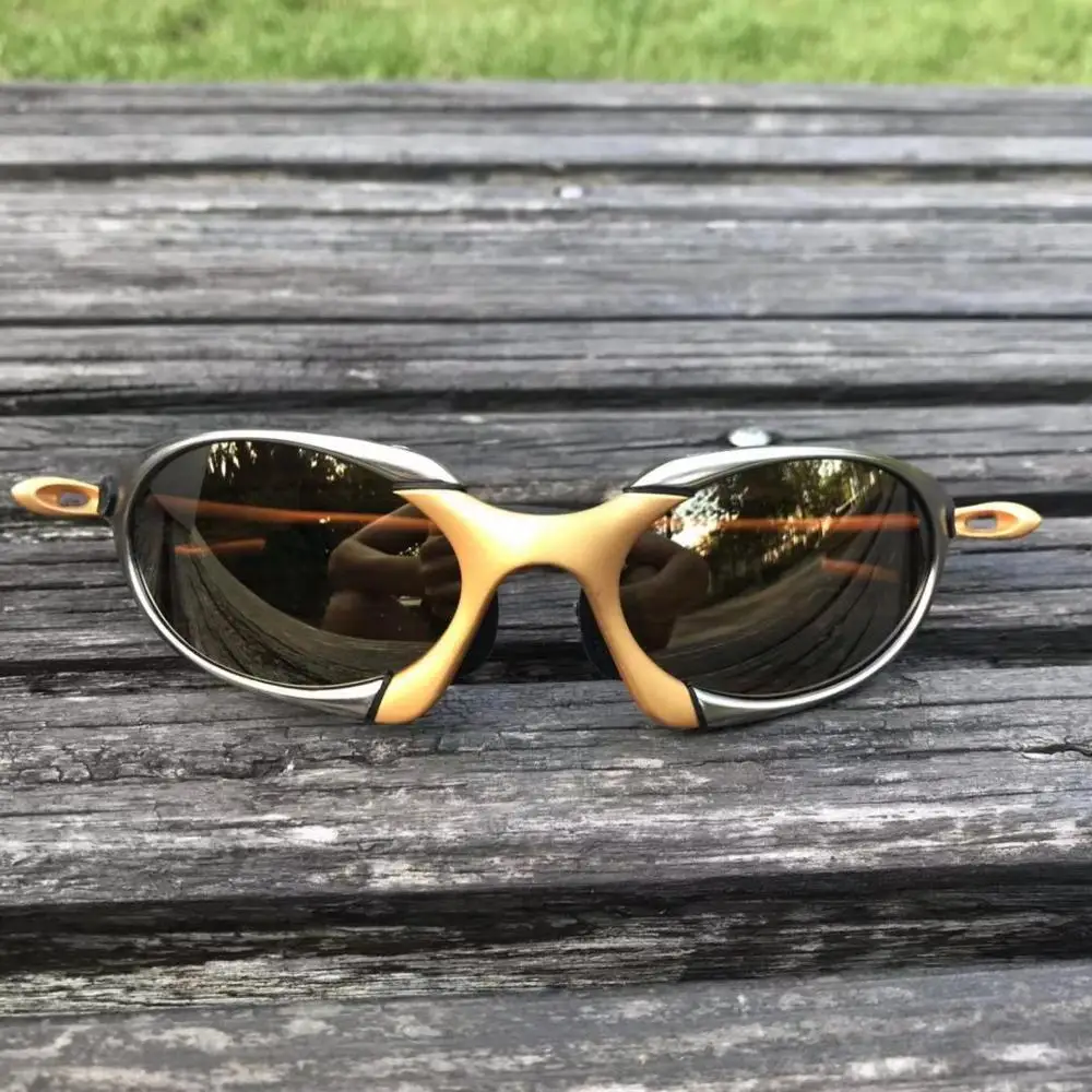 Брендовые поляризованные очки для бега велосипедные с оправой из сплава UV400