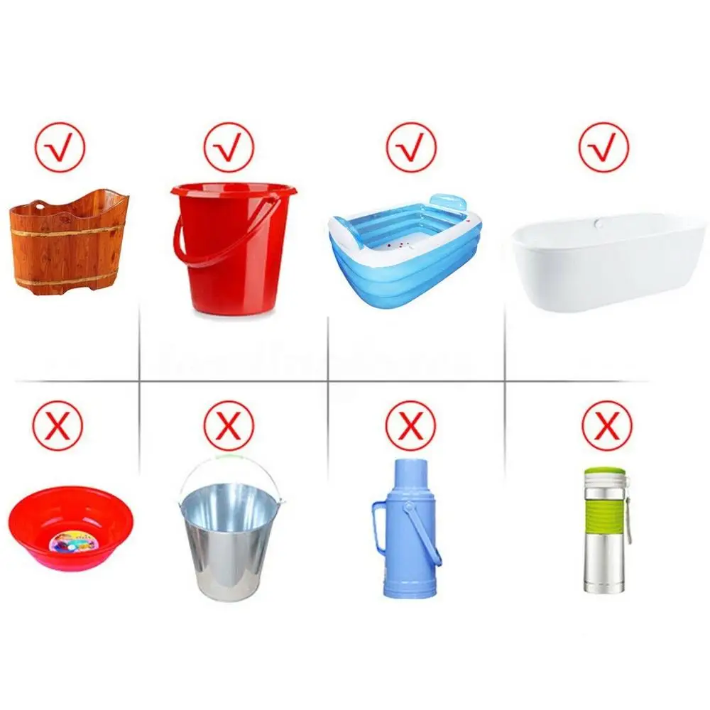 

Bucket Water Heater, Floating Water Heater Immersion Elements Boiler 110V US Plug ,1500W Floating speed water heater &jw