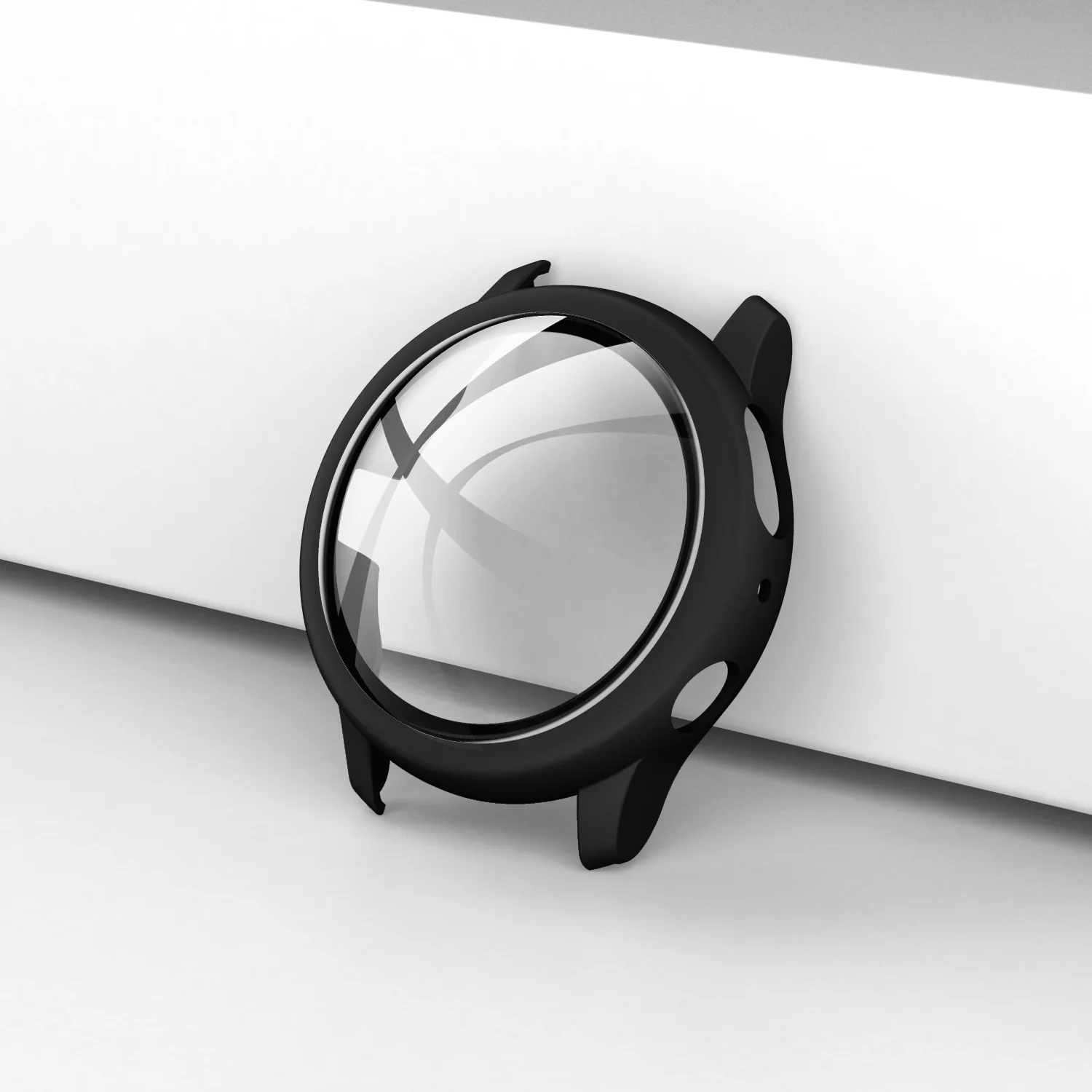 Чехол для Samsung galaxy watch active 2 44 мм со встроенным закаленным стеклом защита экрана с