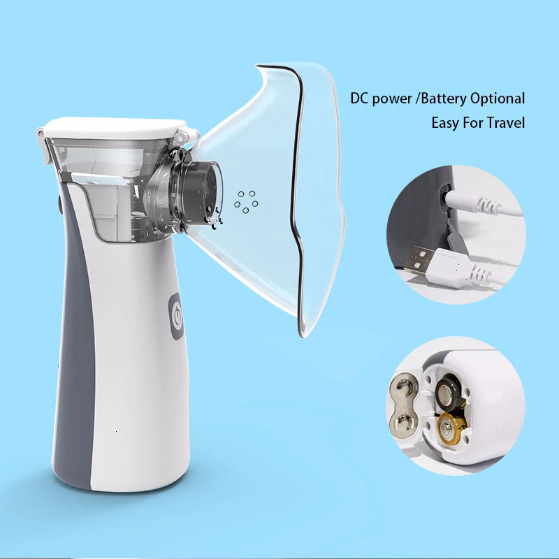 medical Portable silent nebulizer Mini self cleaning Handhold inhalator for kids Adult Atomizer mesh Asthma inhaler inhalador
