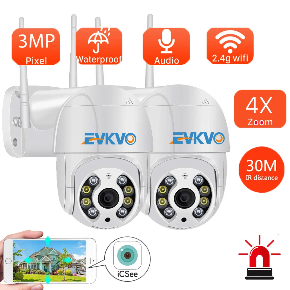 

3MP экшн-камера с Wi-Fi подключением PTZ Камера IP открытый аудио Облако IP камера Onvif AI обнаружения человека автоматическое слежение за Беспроводн...