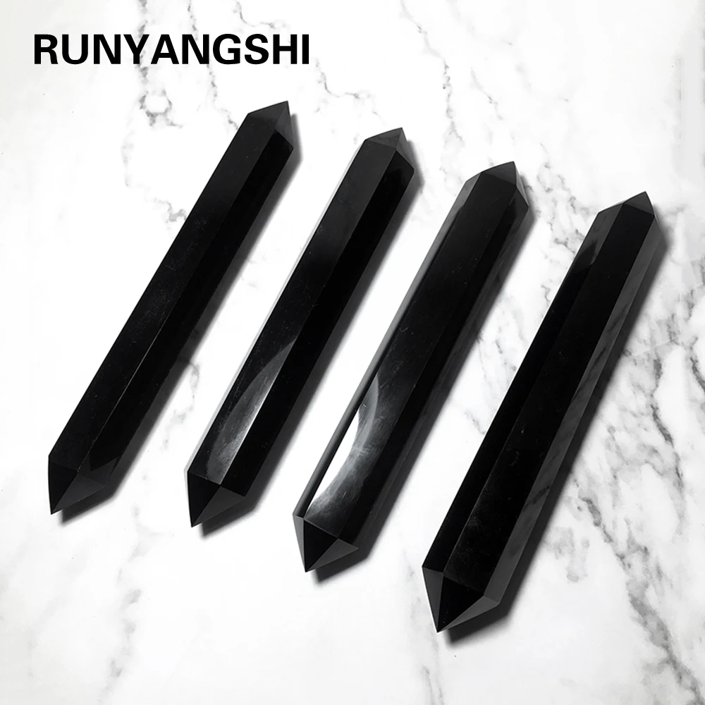 15 16 см нарядная обувь из натурального обсидиана двойной с украшением в виде