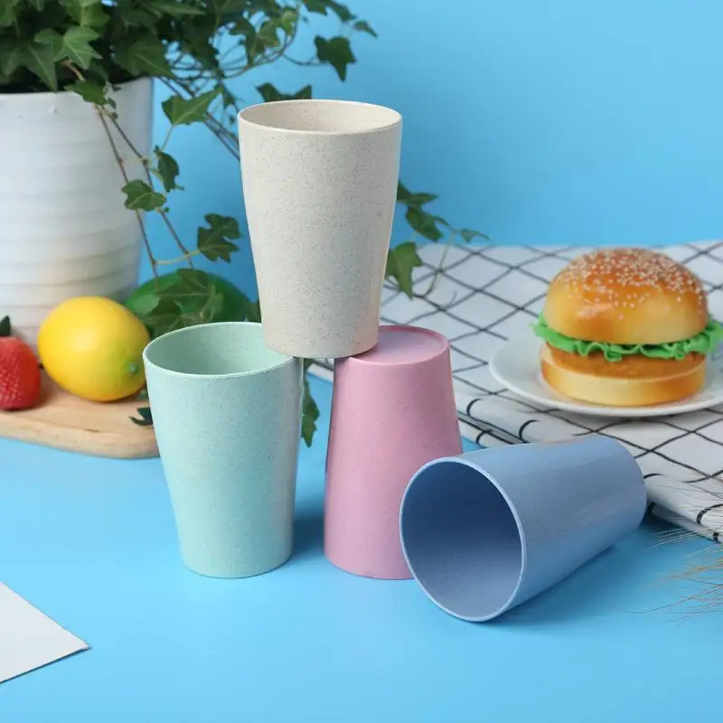 

Toothbrush Cup Not Hot Bathroom Toothbrush Comfortable Feel Wheat Straw Drinking Cup Wash Gargle Cup Mouthwash Mouth Cup