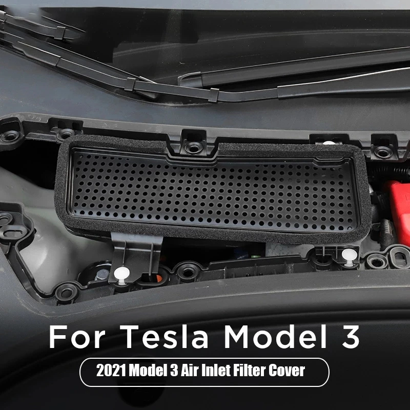 

Чехол на вентиляционное отверстие для автомобиля Tesla Model 3 2021, аксессуары для кондиционирования воздуха, защитная крышка на вход воздуха, авт...